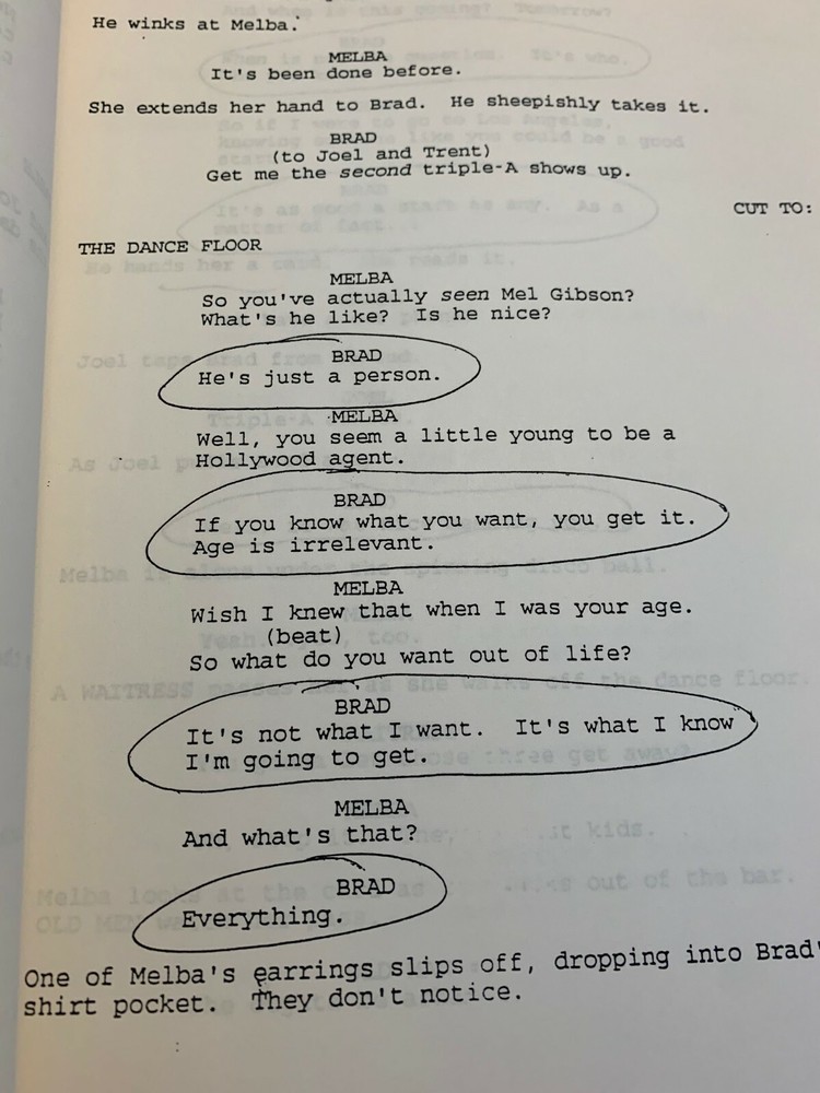 Cast Shooting Script Darren Stein's SPARKLER Veronica Cartwright-Octavia Spencer