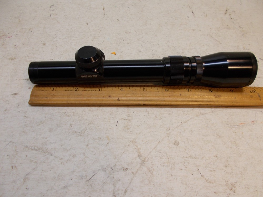 weaver micro track V3 1.5-3 gloss 1" daulx rifle scope