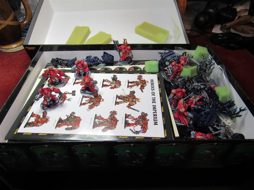 Space Hulk 3rd Edition (2009): Painted Terminators - no Sand Timer