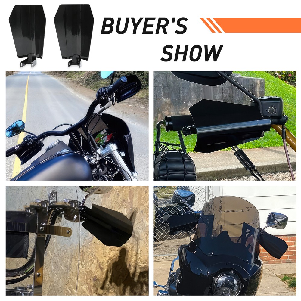 Motorcycle HandleBar Hand Guards Protector For Harley Davidson Cruiser Touring