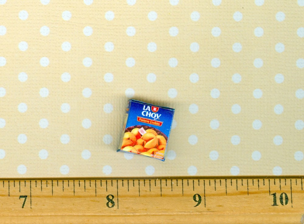 Dollhouse Miniature size Fortune Cookie box