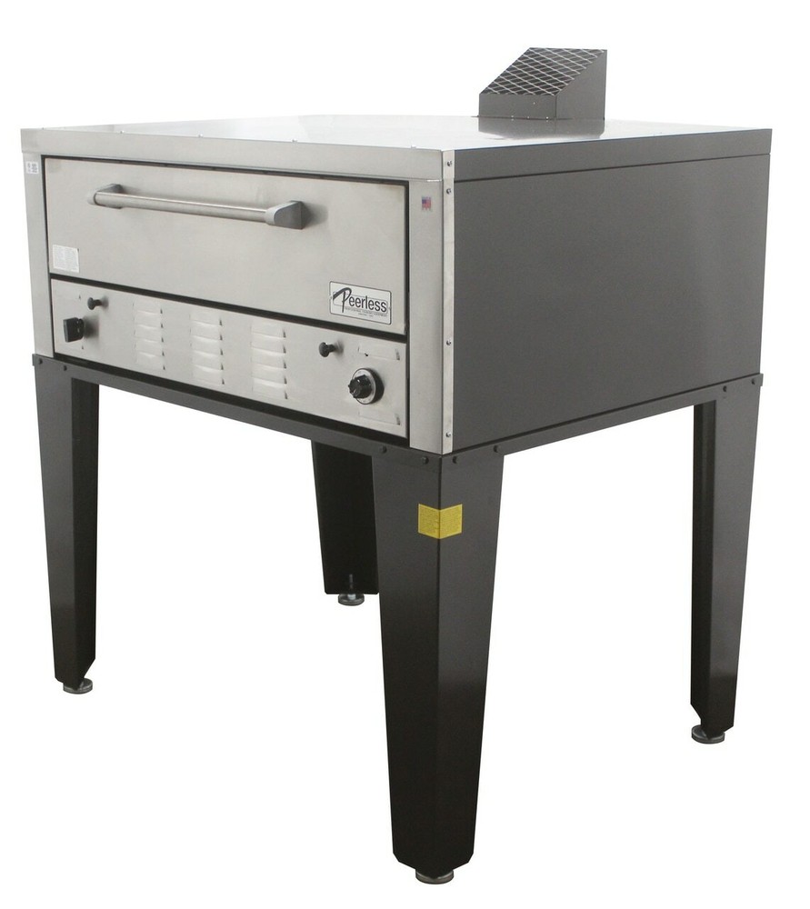 Peerless CW41P - Single Deck Floor Model Gas Pizza Oven