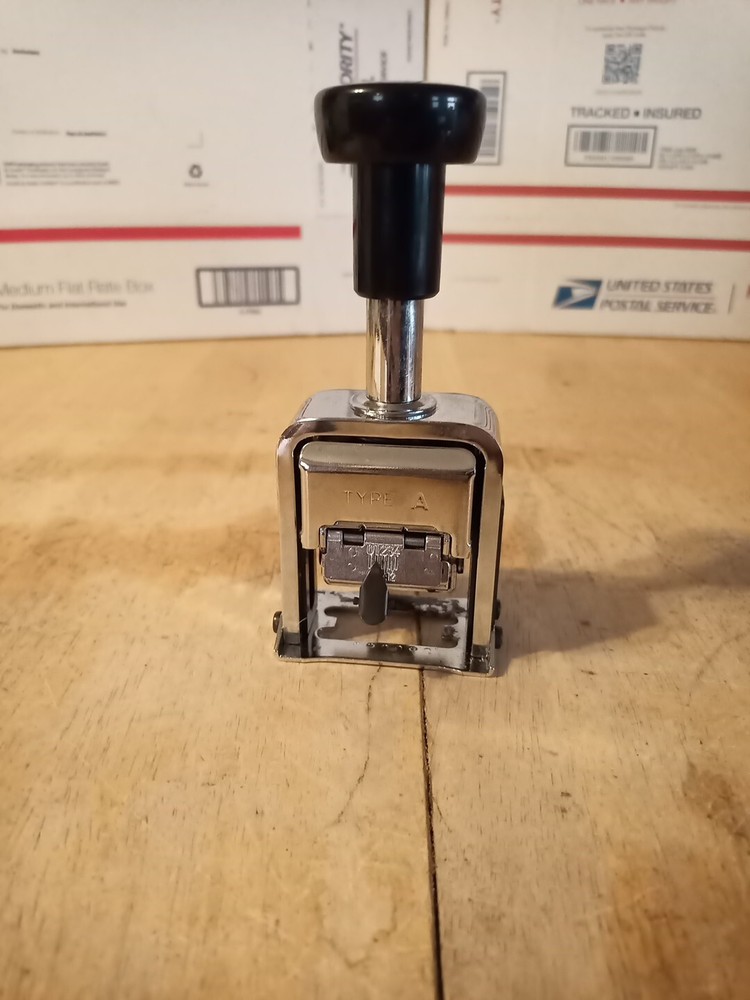 Plus Model A 6-wheel 8 Action Automatic Numbering Machine