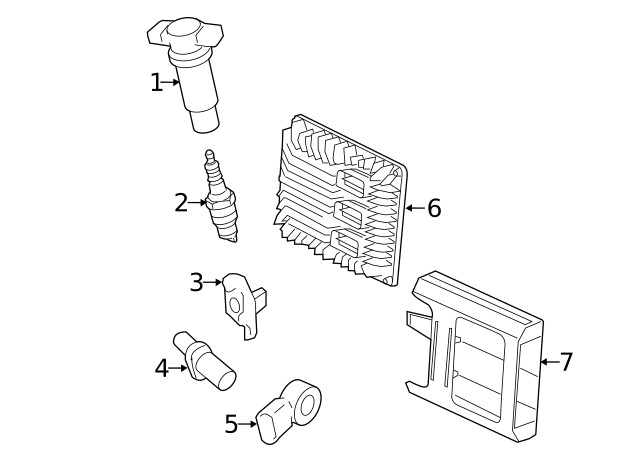 Genuine GM Engine Control Module Bracket 22941159