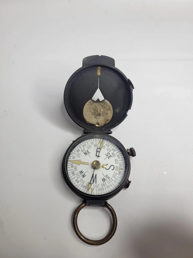 Brass WW2 Compass Plan Ltd. Swiss Mfg.