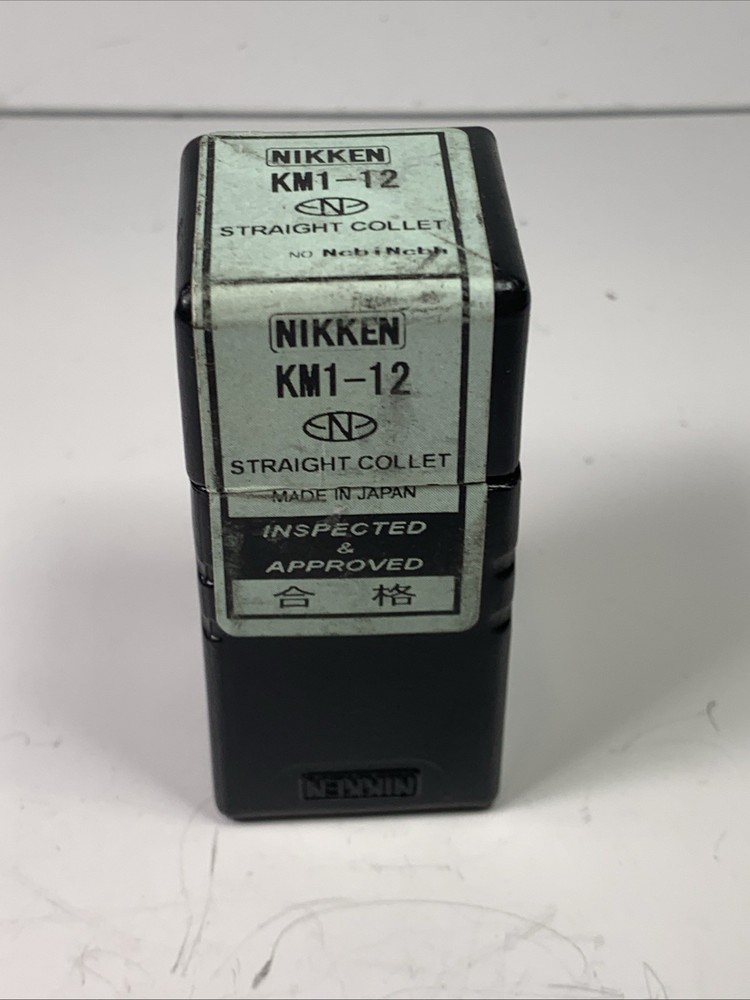 NIKKEN KM1-12 STRAIGHT COLLET