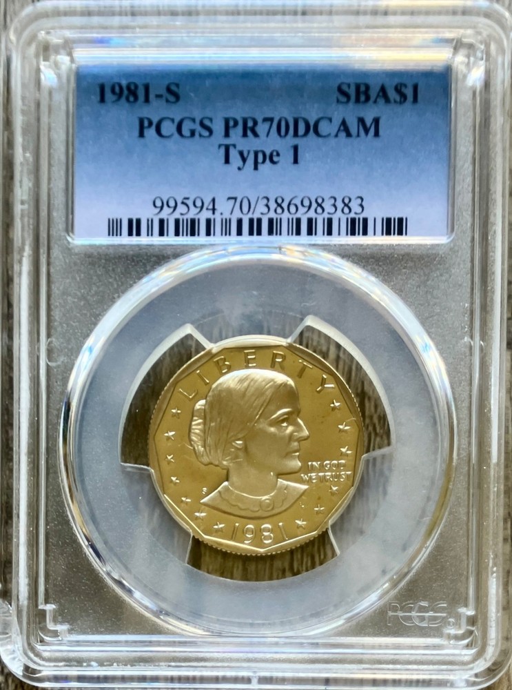 1981-S Susan B Anthony dollar