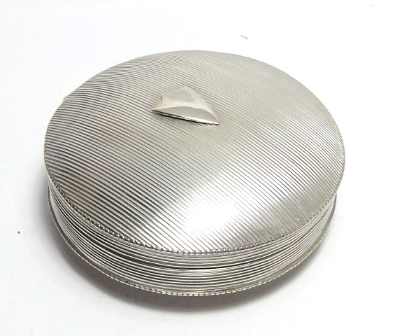ANTIQUE 19thC DUTCH SOLID SILVER SNUFF BOX, PEPPERMINT BOX, AMSTERDAM 1835