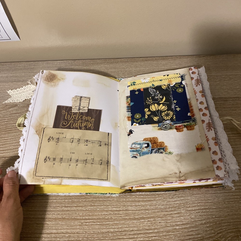 Junk Journal Fall Themed 9.25 X 6