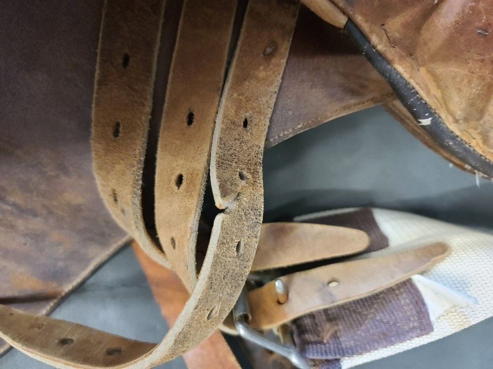 KRISAM Leather Horse Saddle Brown Argentina USED