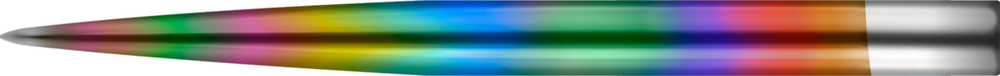 Mission Glide Dart Points - Replacement Smooth Points - Rainbow - Length 30mm