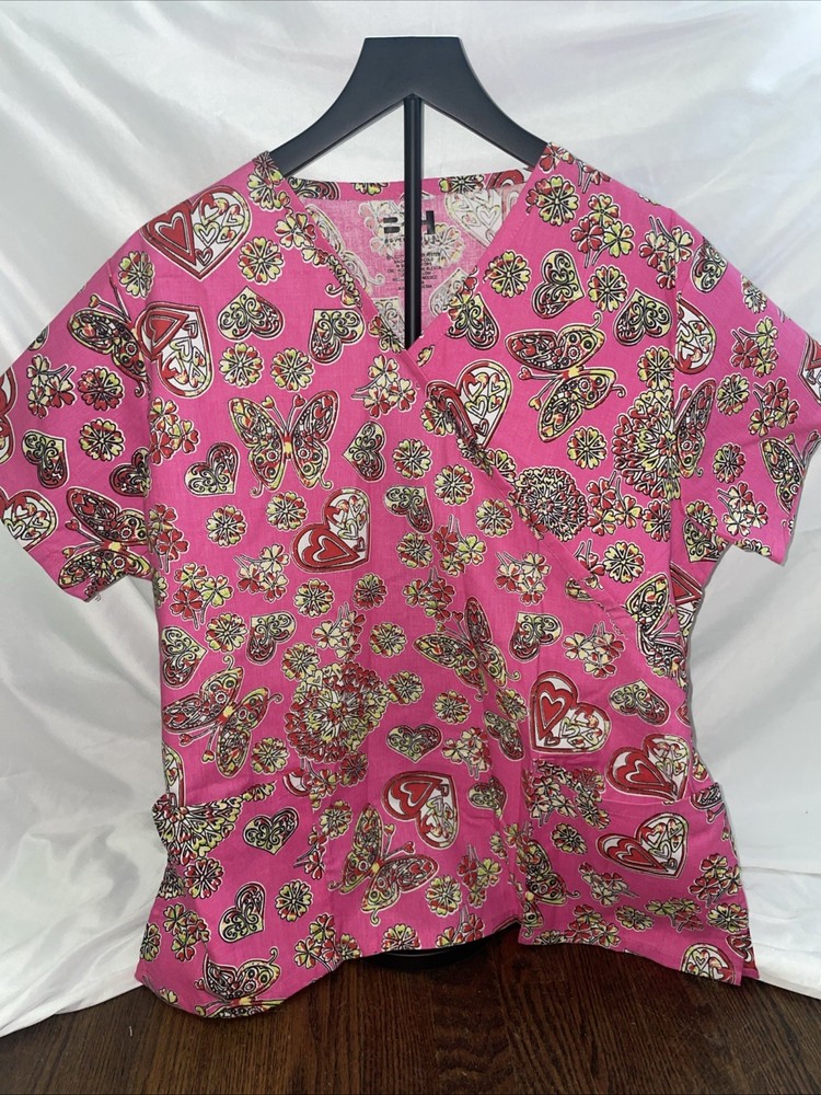 beverly hills uniforms Scrub top size large