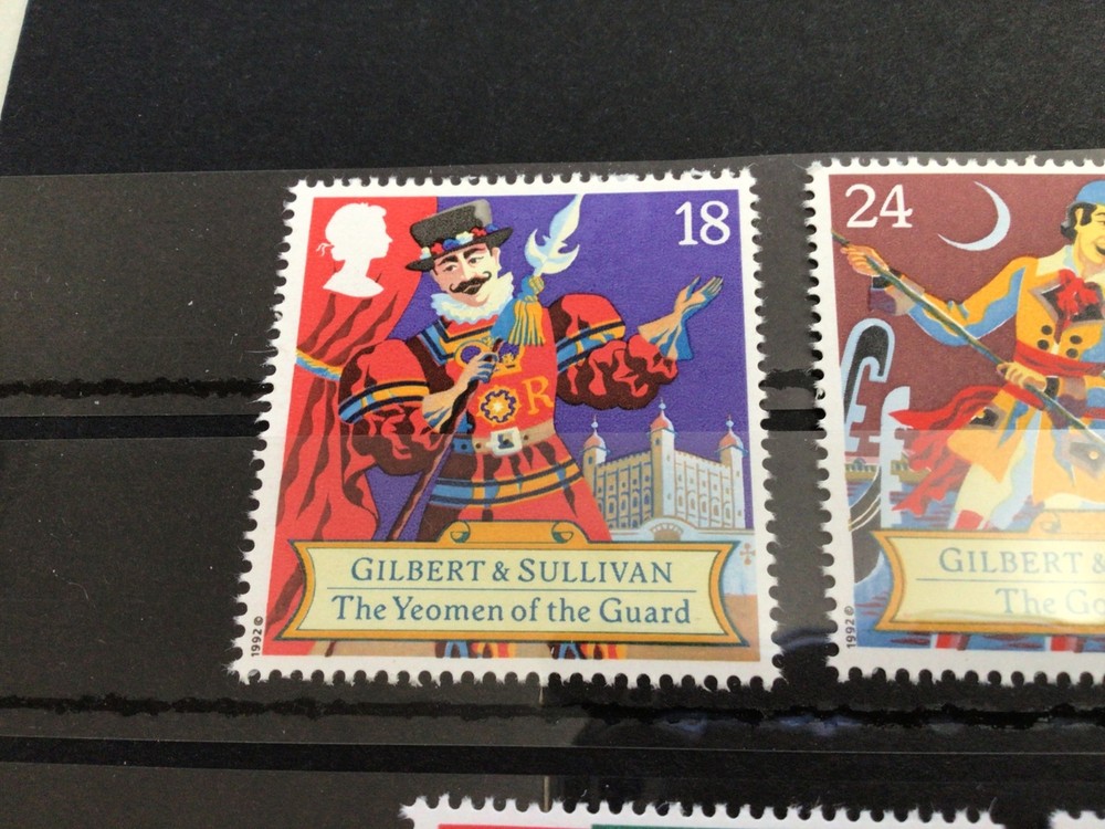 Great Britain Gilbert & Sullivan mint never hinged stamps set 65131