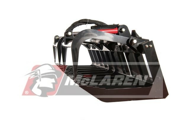 McLaren Root Grapple Bucket Heavy Duty Track Loader 66" Attachment for Case
