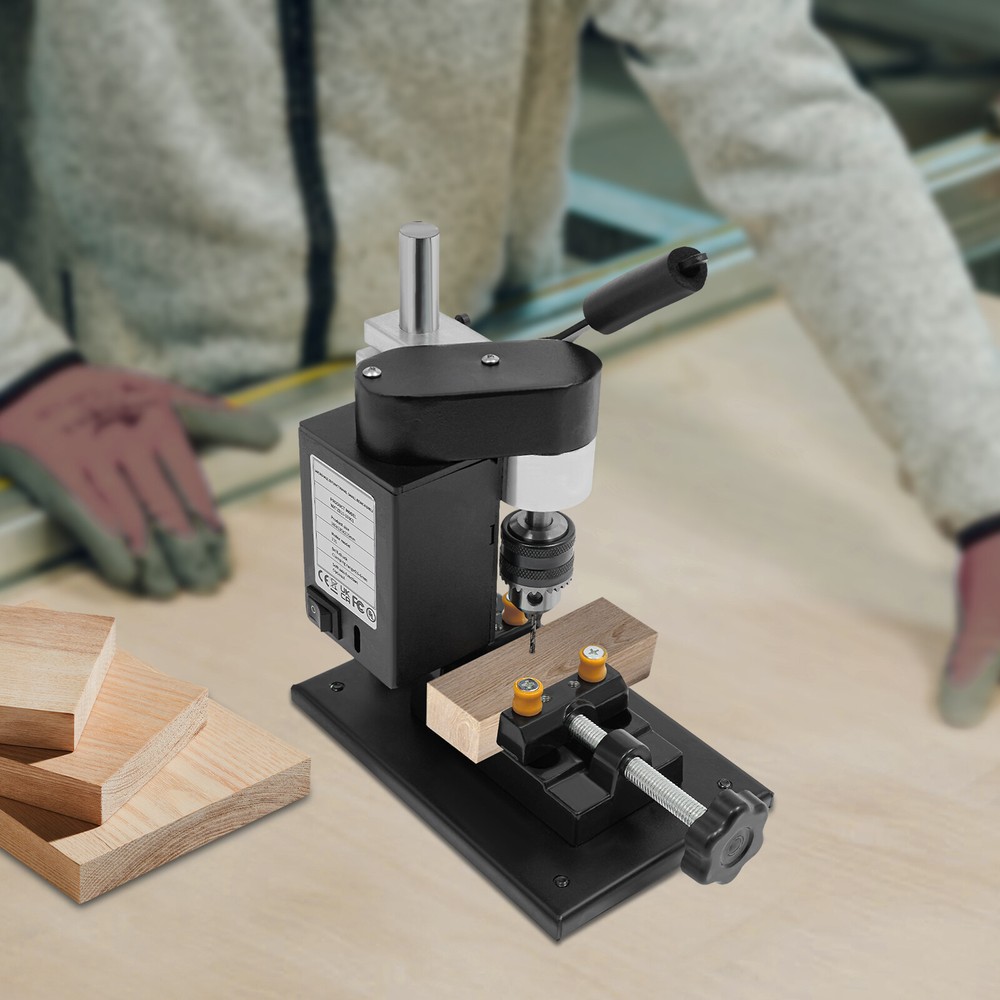 Power Bench Drill Mini Drill Press Adjustable Speed Electric Drilling Machine US