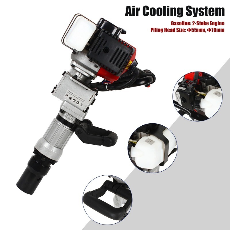 Multifunctional Gasoline Engine Crushing Pick Impact Drill Digging Tree