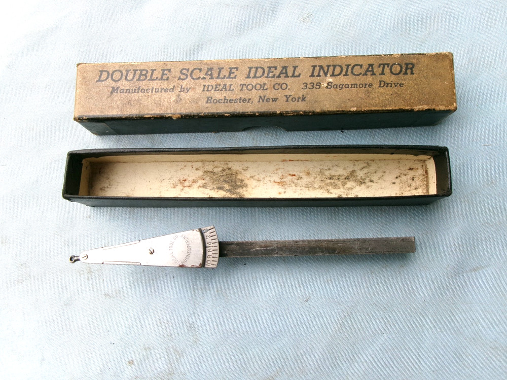DOUBLE SCALE IDEAL INDICATOR - IDEAL TOOL CO. - IOB