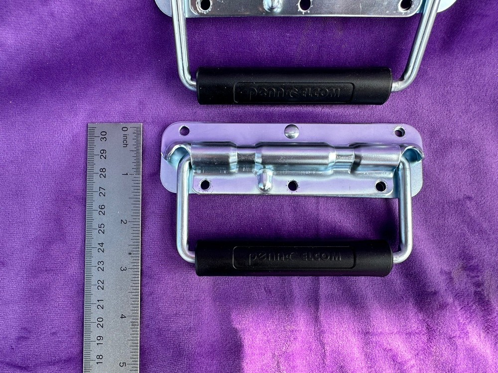 Penn Elcom Metal Sprung Surface Handle with 9/16" Grip (Pair)