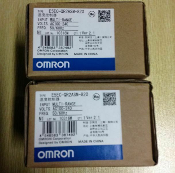 Original Digital Omron Temperature Controller E5EC-QR2ASM-820 In Box -New