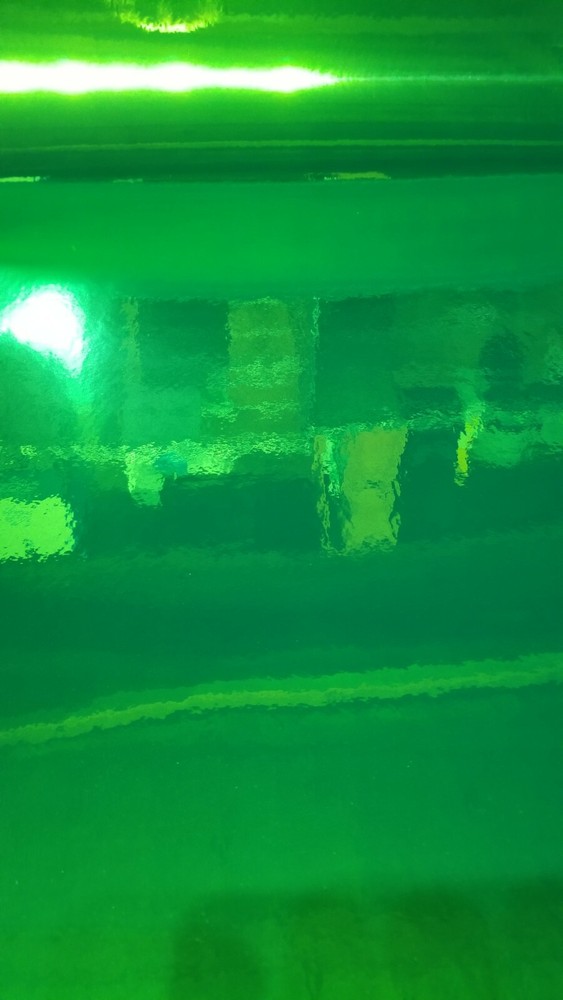 Fluorescent Green Chrome Mirror Sign Plotter Cutter Vinyl Roll