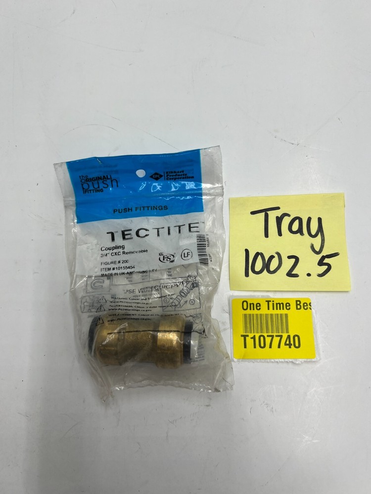 EPC Tectite Coupling 3/4" CxC Removeable - 10155454