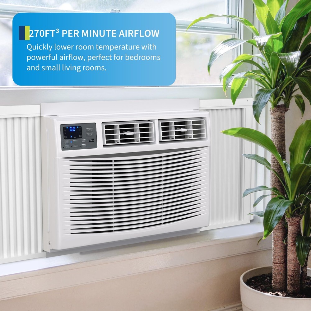 12000 BTU Window Air Conditioner with WiFi Remote & App Control & Timer Function