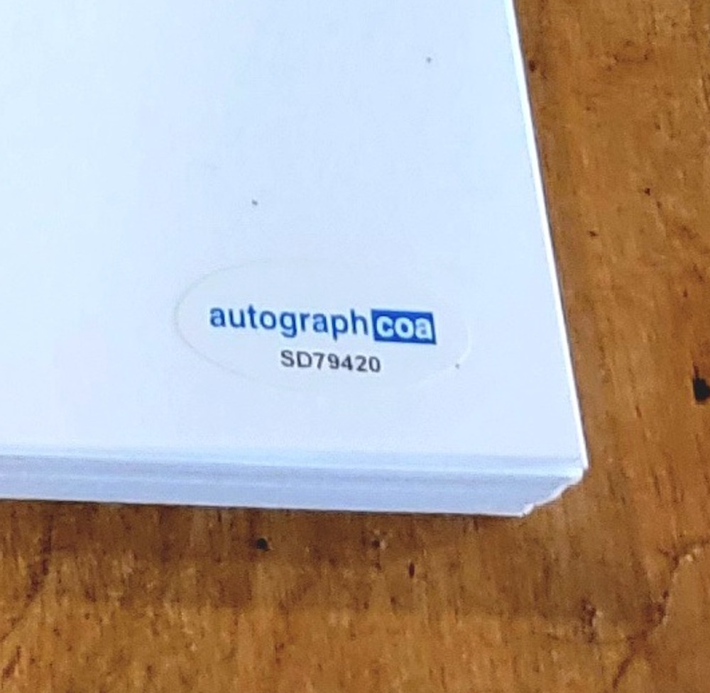 Al Pacino & David Mamet signed Glengarry Glen Ross script full 127 pages ACOA