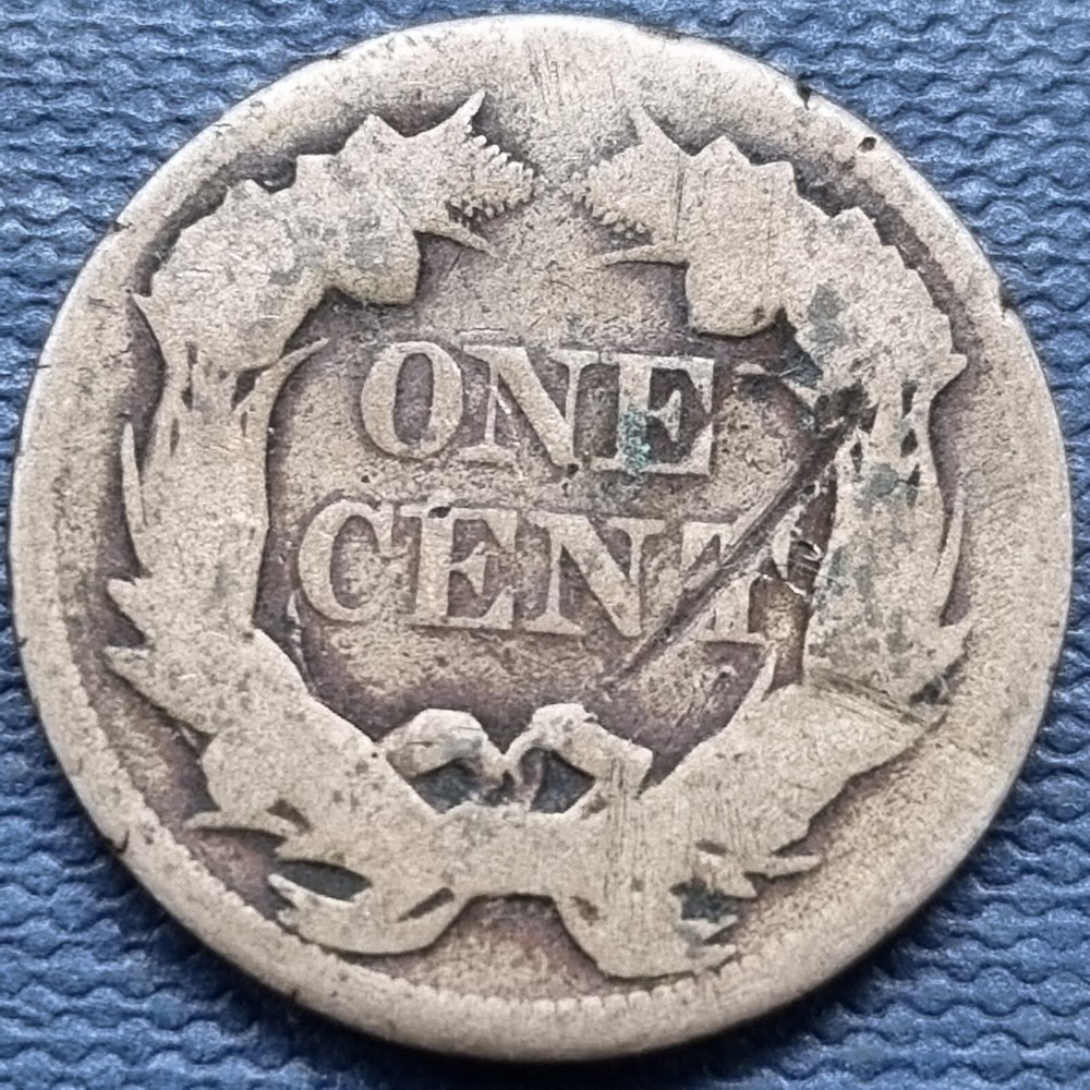 1857 Flying Eagle Cent 1c Circulated #76917