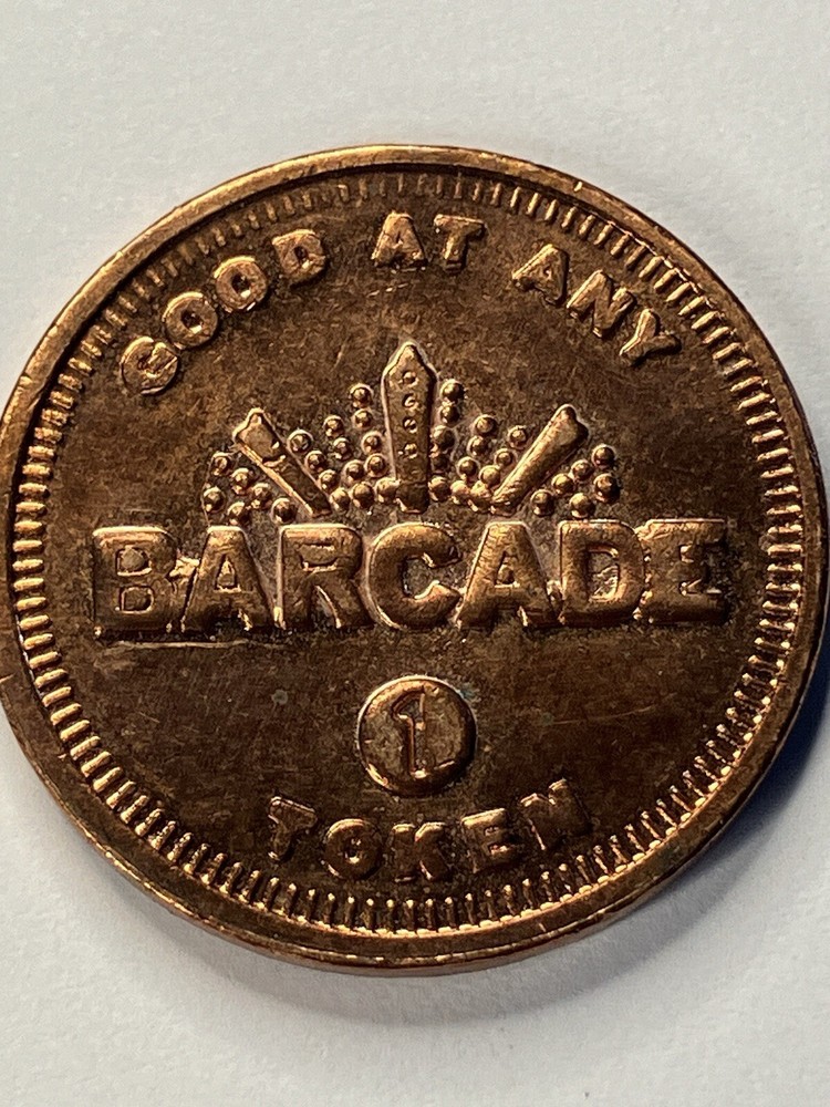 Barcade Original Arcade Bar Token #tj1