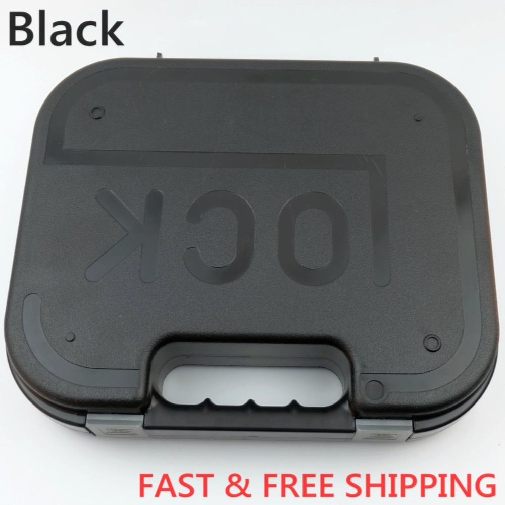 Case For G LocK Hard Pistol Case Lockable Black/Green