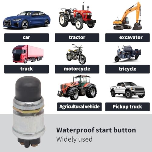 Car Modified Engine Push Button Start Switch, JK260 1 PC Multicolored