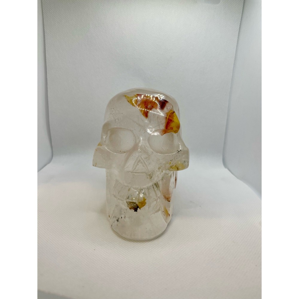 Large Clear Quartz Crystal Skull