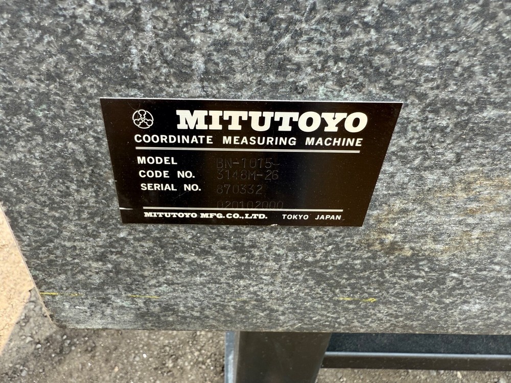 Large Mitutoyo Granite Surface Plate 96"