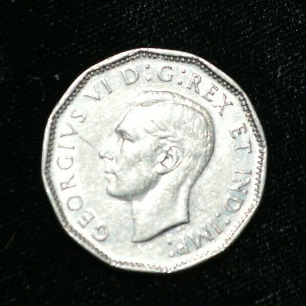 1947 Canada 5 Cent Coin
