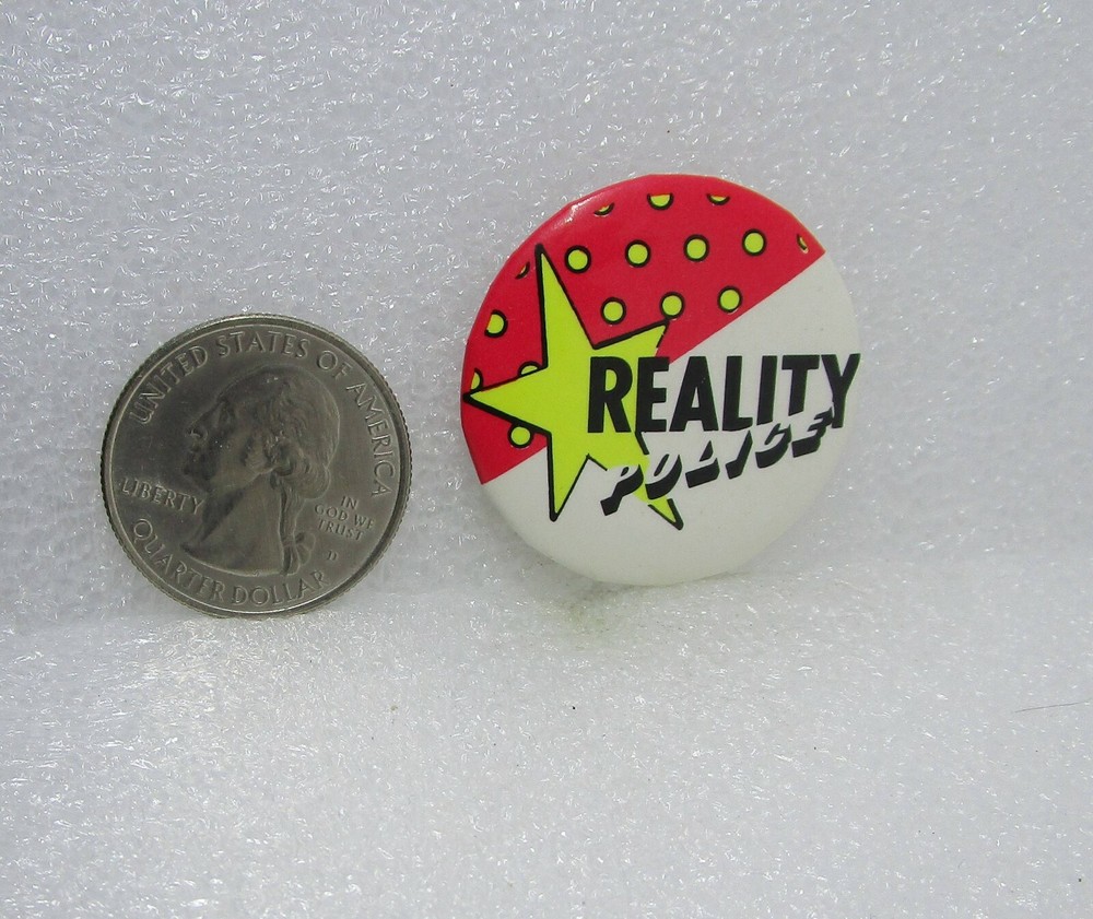 Reality Police Button Pin