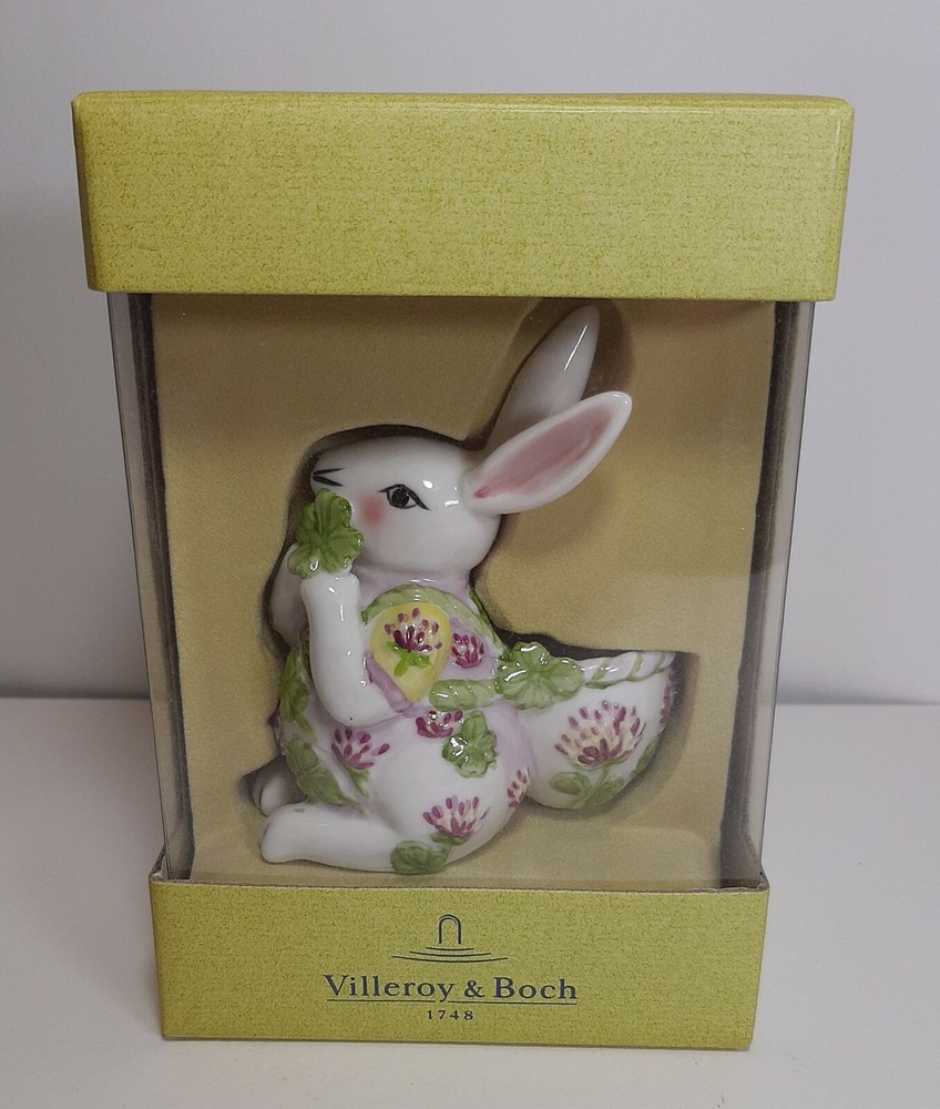 Rabbit with Gerla Egg VILLEROY & BOCH Easter cm 10 with Box
