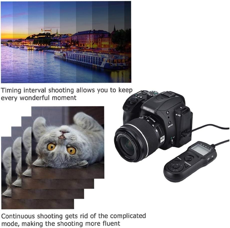 Ergonomic Digital Timer Remote Shutter Release for Olympus Cameras - 10m Range