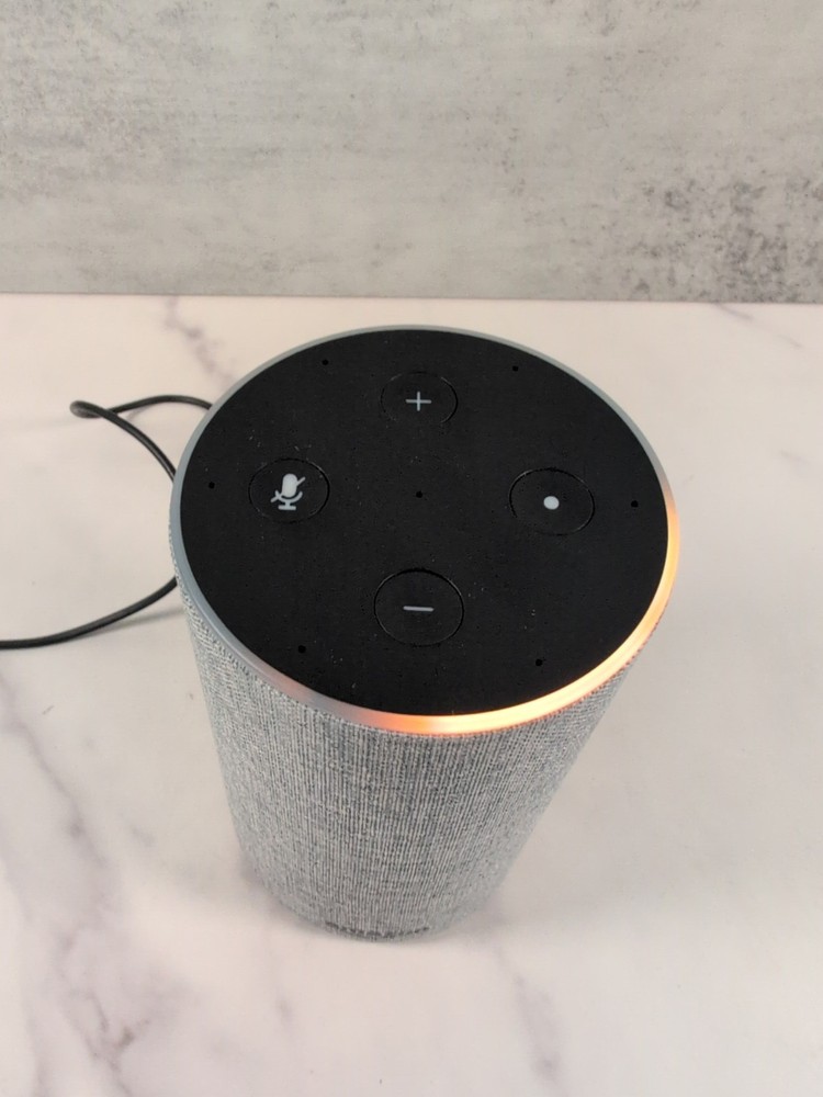 Amazon Echo (2nd Generation) Smart Assistant Dolby Speaker with Sandstone Fabric