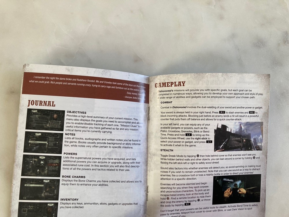 Dishonored | PS3 | Manual Only