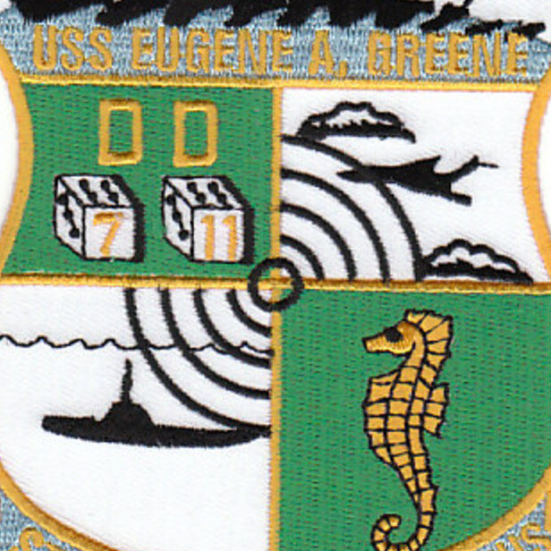 DD-711 USS Eugene A Greene Patch