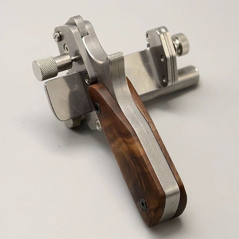 Manual Leather Strip Cutter Roller Type 10-60MM Adjustable Leathercraft Cutting