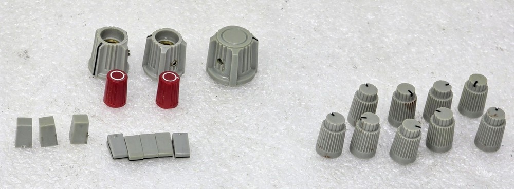 Vintage Heath Oscilloscope Knobs and Buttons