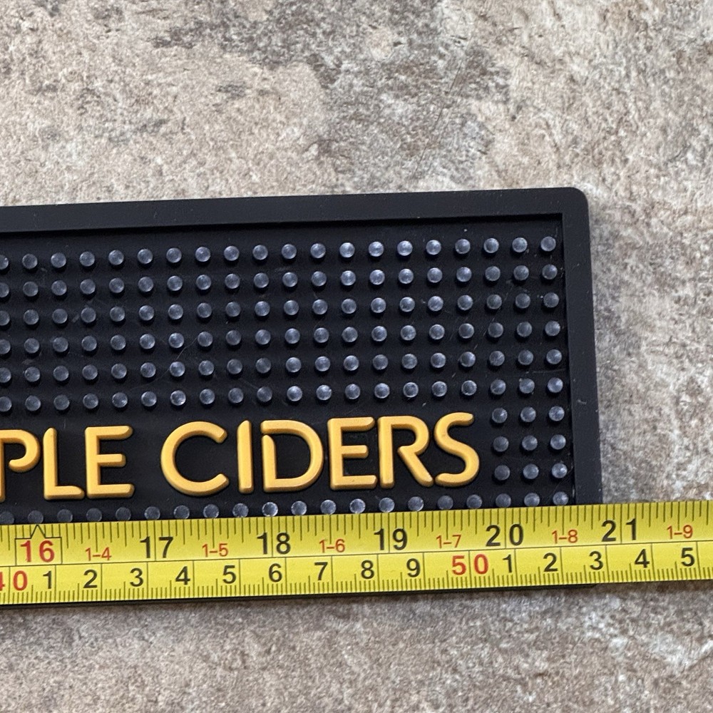 Strongbow Hard Cider Thick Bar Rail Drip Spill Mat Black