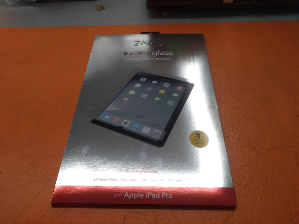⭐️⭐️⭐️⭐️⭐️ ZAGG Invisible Shield Glass Screen Protector Apple iPad Pro