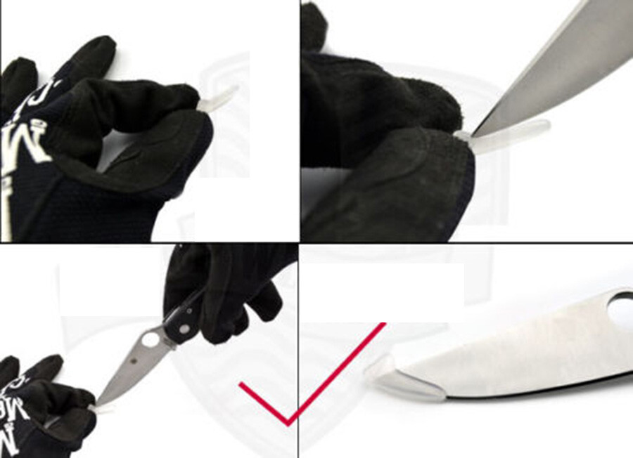 5pcs Accessories Tool Protect Plastic Blade Knife Tip Protector Cover Red White