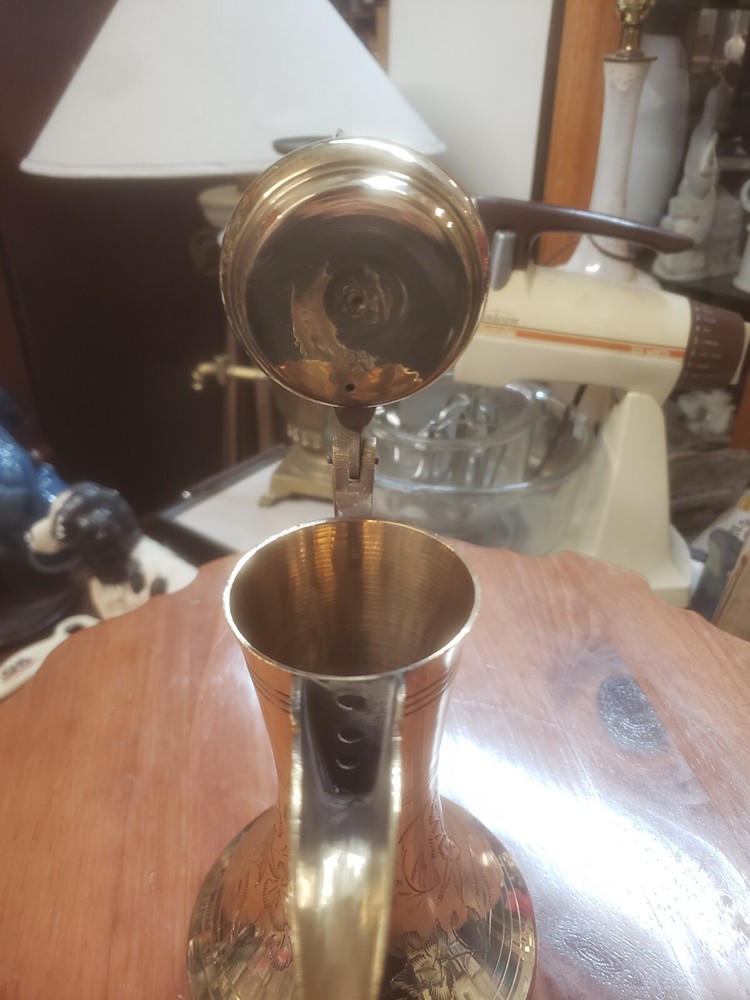 Vintage Dallah Dubai Coffee Pot in Original Box