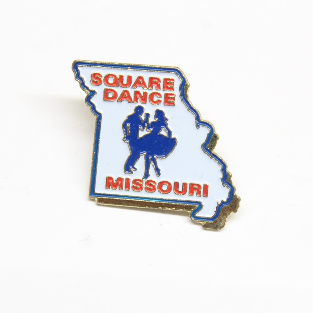 Square Dance Missouri Pin Lapel Enamel Collectible