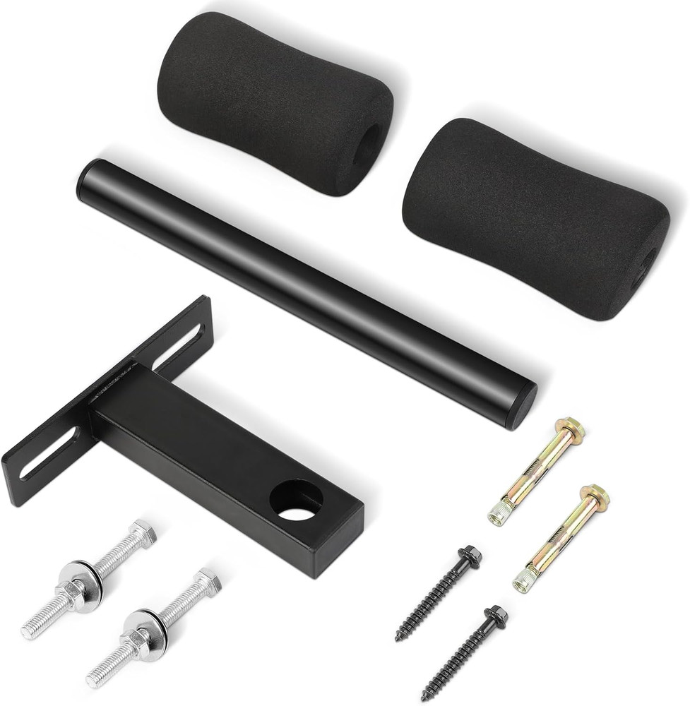 Nordic Hamstring Curl Squat Rack Attachment, Sit up Assistant Device Abdomina...