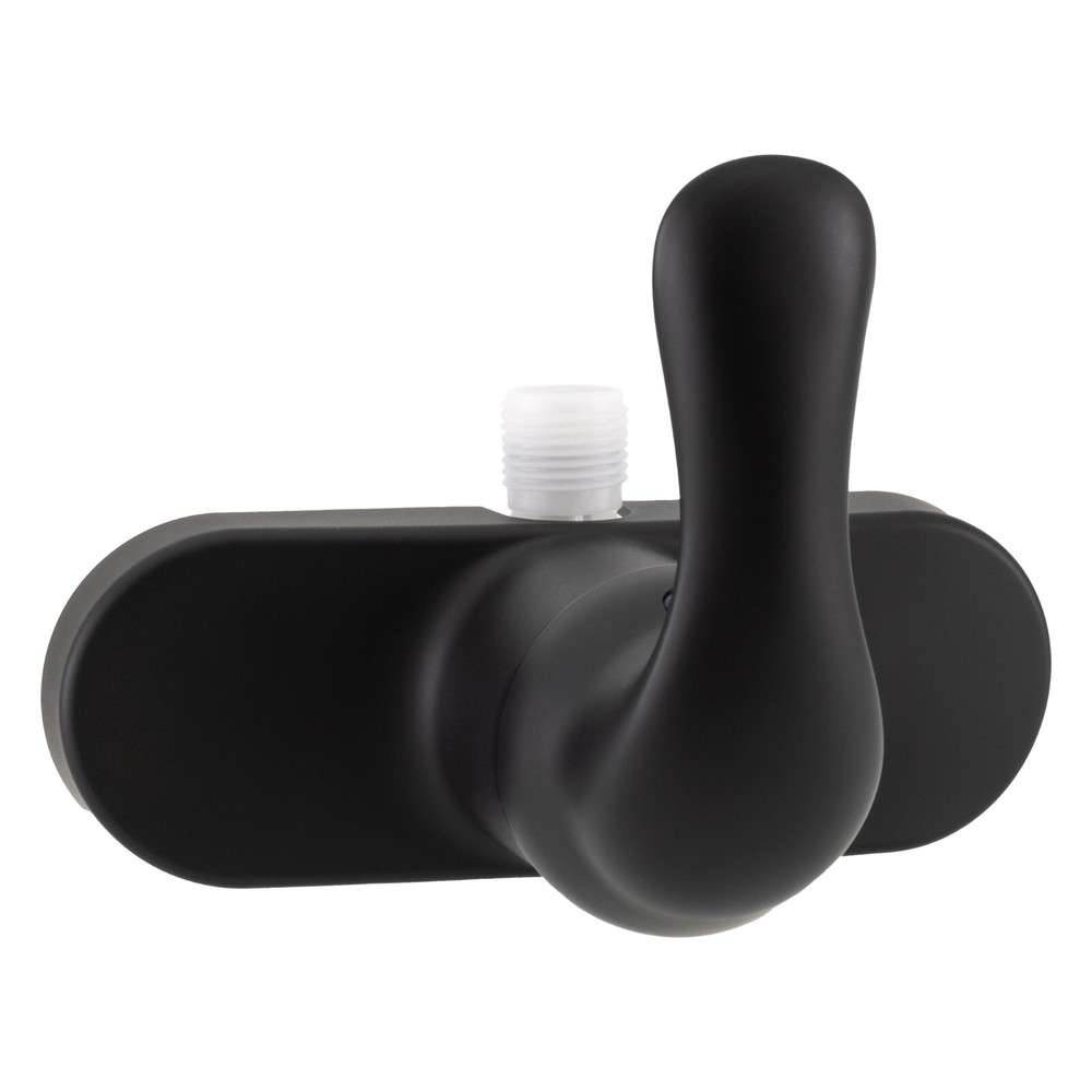 RecPro RV Shower Diverter Faucet with Single Lever | Matte Black