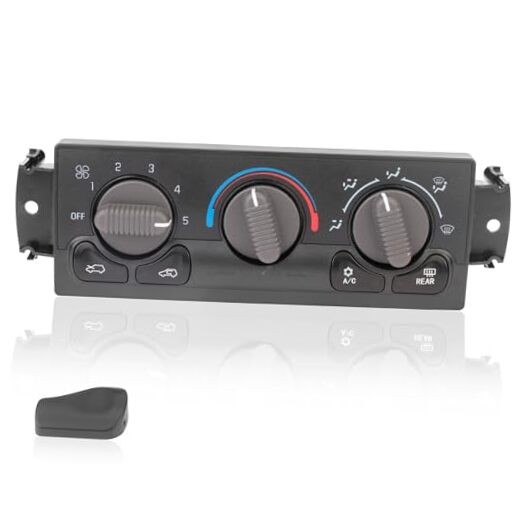 Front Climate Control Module Heater A/C Air Conditioning Panel Unit,